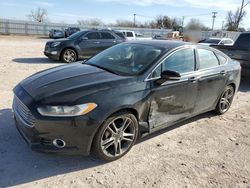 Salvage cars for sale at Oklahoma City, OK auction: 2014 Ford Fusion Titanium