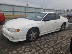 Chevrolet Montecarlo salvage cars for sale: 2005 Chevrolet Monte Carlo SS Supercharged