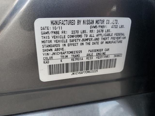 2012 Infiniti G37 Base