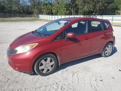 Salvage cars for sale at Fort Pierce, FL auction: 2014 Nissan Versa Note S