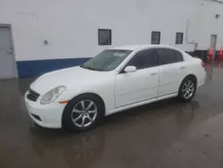 Salvage cars for sale at Farr West, UT auction: 2005 Infiniti G35