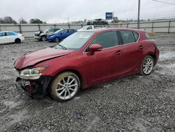 Salvage cars for sale at Hueytown, AL auction: 2012 Lexus CT 200