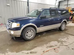 2008 Ford Expedition EL Eddie Bauer en venta en Casper, WY