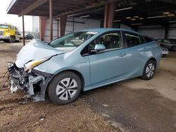 Toyota Prius salvage cars for sale: 2017 Toyota Prius