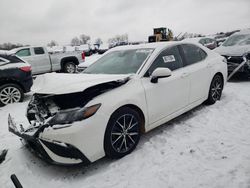 Salvage cars for sale at West Warren, MA auction: 2021 Toyota Camry SE