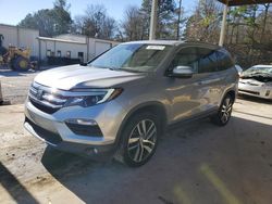 Honda salvage cars for sale: 2018 Honda Pilot Elite