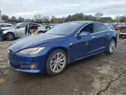 Salvage cars for sale at Florence, MS auction: 2016 Tesla Model S