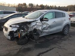 Salvage cars for sale at Exeter, RI auction: 2018 KIA Sportage EX