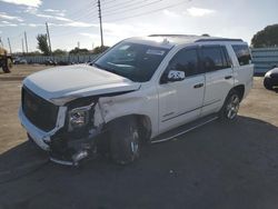 Carros salvage a la venta en subasta: 2017 GMC Yukon SLT