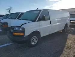 Salvage trucks for sale at Davison, MI auction: 2021 Chevrolet Express G2500