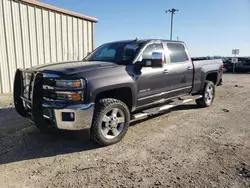 Salvage cars for sale at Temple, TX auction: 2016 Chevrolet Silverado K2500 Heavy Duty LTZ