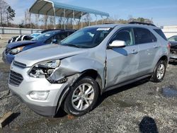 Chevrolet Equinox lt salvage cars for sale: 2017 Chevrolet Equinox LT