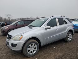 Mercedes-Benz salvage cars for sale: 2007 Mercedes-Benz ML 350