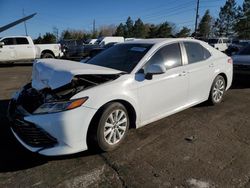 Salvage cars for sale at Denver, CO auction: 2018 Toyota Camry L