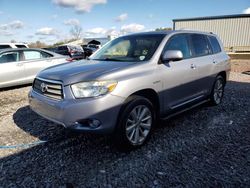 Toyota Highlander salvage cars for sale: 2008 Toyota Highlander Hybrid Limited