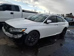 Honda Accord exl salvage cars for sale: 2020 Honda Accord EXL