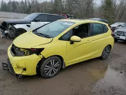 Salvage cars for sale at Cookstown, ON auction: 2015 Honda FIT EX