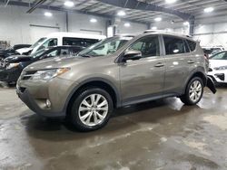 Toyota rav4 Limited Vehiculos salvage en venta: 2015 Toyota Rav4 Limited