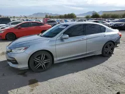 Salvage cars for sale at Las Vegas, NV auction: 2017 Honda Accord Touring