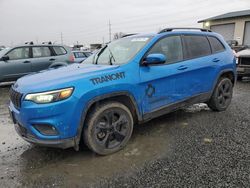 Salvage cars for sale at Eugene, OR auction: 2021 Jeep Cherokee Latitude Plus