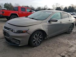 Salvage cars for sale at Madisonville, TN auction: 2017 Chevrolet Malibu LT