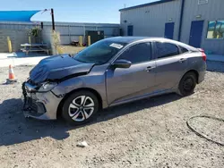 Salvage cars for sale at Arcadia, FL auction: 2017 Honda Civic LX