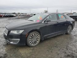 Salvage cars for sale at Eugene, OR auction: 2017 Lincoln MKZ Premiere