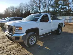 Salvage trucks for sale at North Billerica, MA auction: 2016 GMC Sierra K3500