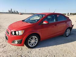 Salvage cars for sale at New Braunfels, TX auction: 2012 Chevrolet Sonic LT