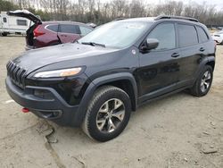 Salvage cars for sale at Waldorf, MD auction: 2015 Jeep Cherokee Trailhawk