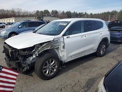 Salvage cars for sale at Exeter, RI auction: 2020 Hyundai Santa FE SE