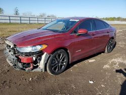 Salvage cars for sale at Houston, TX auction: 2018 Ford Fusion SE Hybrid