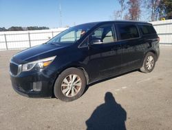 Vehiculos salvage en venta de Copart Dunn, NC: 2016 KIA Sedona LX