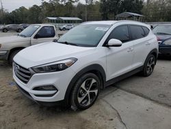 Salvage cars for sale from Copart Savannah, GA: 2016 Hyundai Tucson Limited