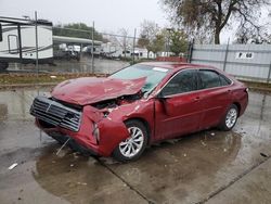 Salvage cars for sale at Sacramento, CA auction: 2016 Toyota Camry LE