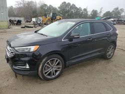 Salvage cars for sale at Hampton, VA auction: 2021 Ford Edge Titanium