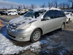 Salvage cars for sale at Bridgeton, MO auction: 2008 Toyota Sienna XLE