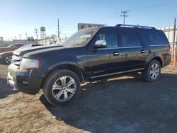 Salvage cars for sale at Chicago Heights, IL auction: 2016 Ford Expedition EL Platinum