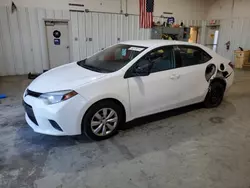 Toyota Corolla Vehiculos salvage en venta: 2015 Toyota Corolla L