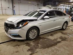 Salvage cars for sale at Wheeling, IL auction: 2016 Hyundai Sonata Hybrid