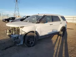 Salvage cars for sale from Copart Adelanto, CA: 2016 Ford Explorer Police Interceptor