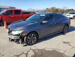 Salvage cars for sale at Florence, MS auction: 2018 Honda Civic EX