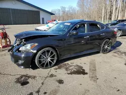 Salvage cars for sale at East Granby, CT auction: 2012 Infiniti M37