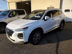 Salvage cars for sale at Exeter, RI auction: 2020 Hyundai Santa FE SEL