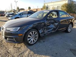 Salvage cars for sale at auction: 2018 Audi A4 Premium