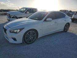 Salvage cars for sale at Arcadia, FL auction: 2018 Infiniti Q50 Hybrid Luxe