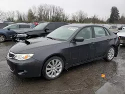 Salvage cars for sale at Portland, OR auction: 2009 Subaru Impreza 2.5 GT