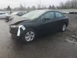 Salvage cars for sale at Portland, OR auction: 2014 Honda Civic LX