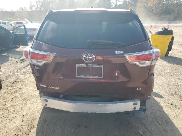 2015 Toyota Highlander LE