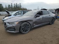 Acura Vehiculos salvage en venta: 2022 Acura TLX Technology